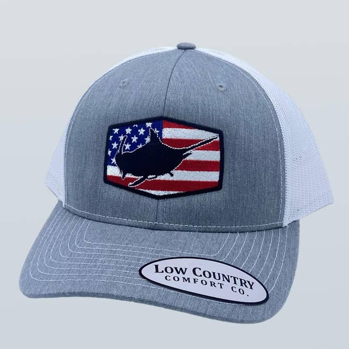 Freedom Series Marlin Heather/White Hat for wholesale by Riverbed Threads