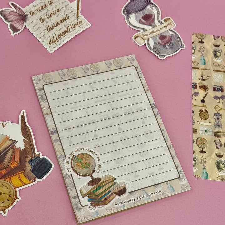 Dark Academia Notepad for wholesale by Paper Crane Shop