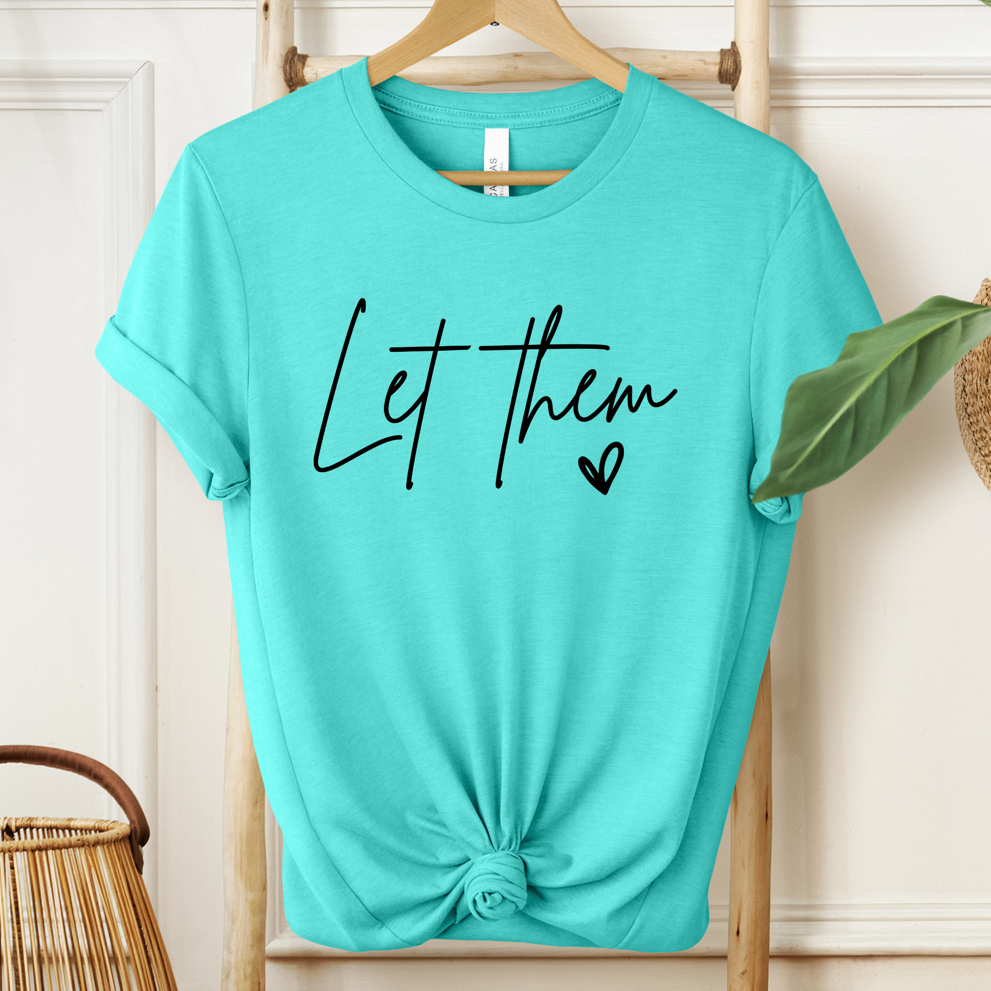 Willow Poppy - Vente T-shirt sérigraphié – femme - T-shirt graphique Let Them1