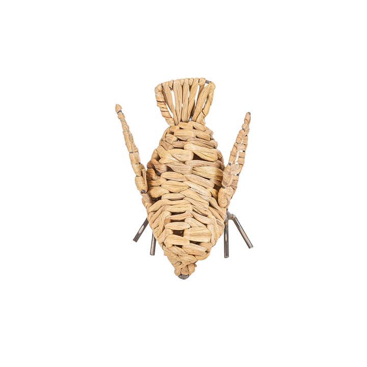 Foreside Home & Garden - Wholesale Decorative Figurine - Nami Coastal Bird Decorative Figure Seagrass & Metal