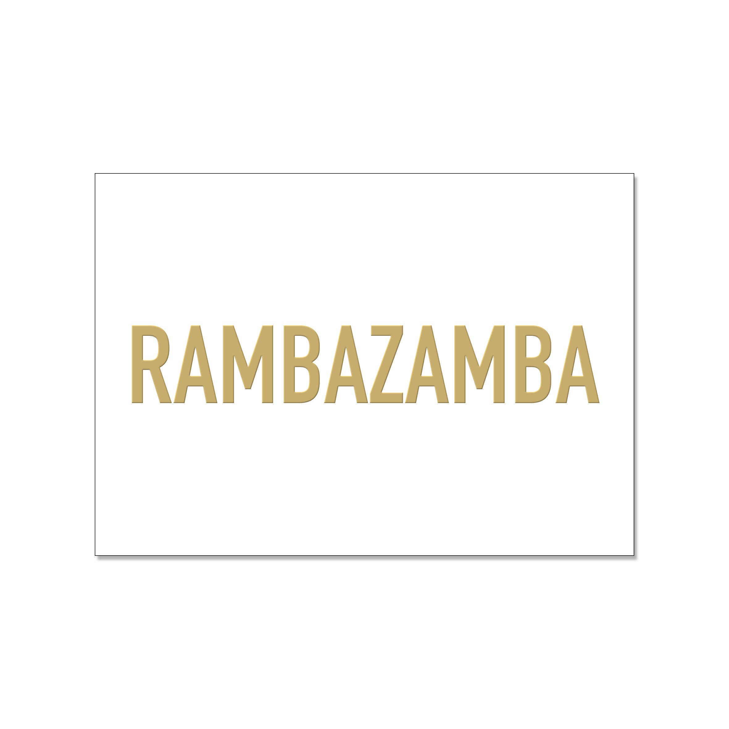 17;30 - Wholesale Postcard - Landscape postcard, RAMBAZAMBA