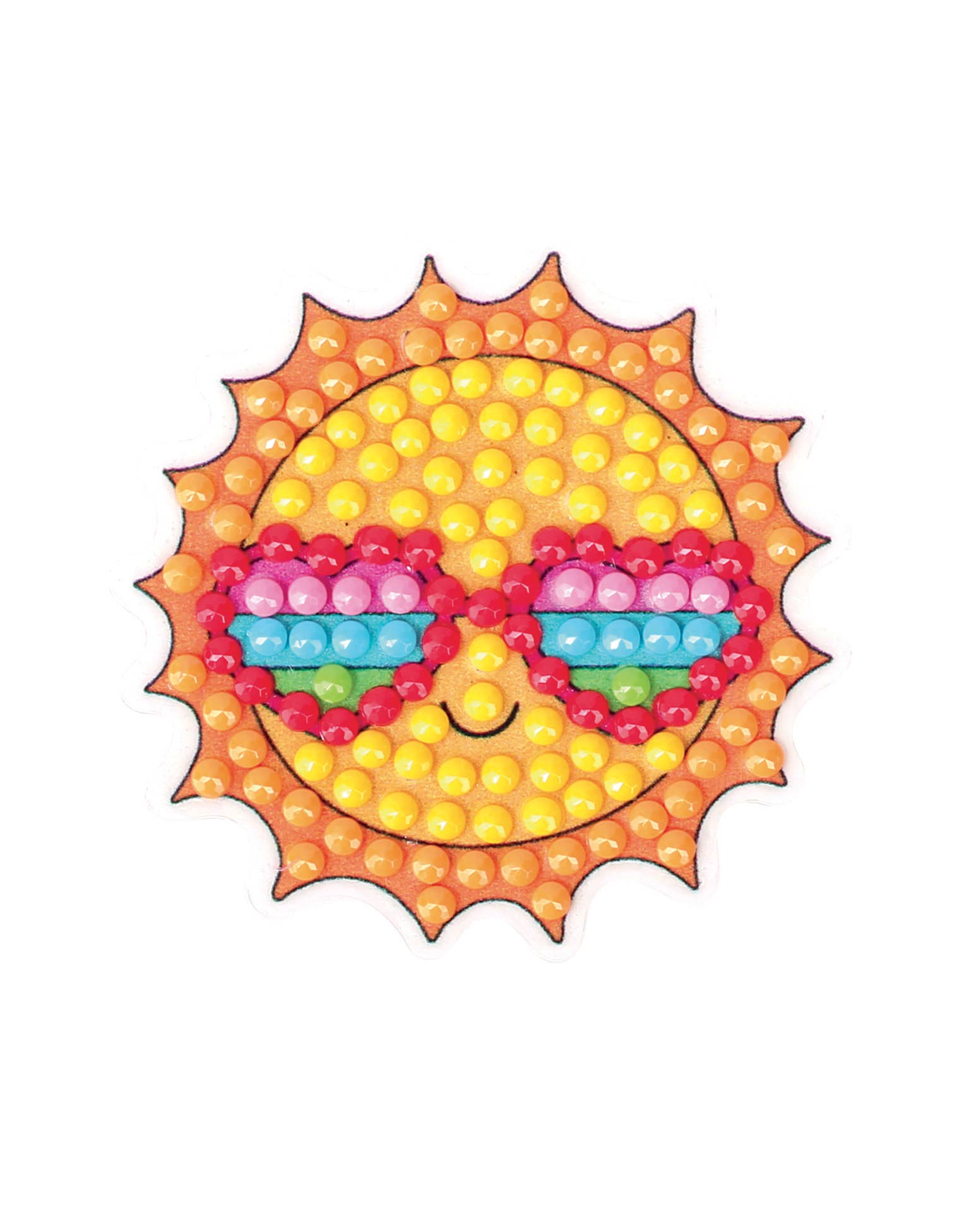 Graine Créative - Wholesale DIY Craft Kit - Kids - DIAMOND MOSAIC STICKER KIT - SUN1