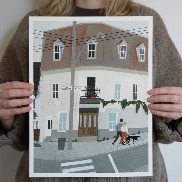 Yelena Bryksenkova - Wholesale Art Print - "Le Plateau-Mont Royal" art print