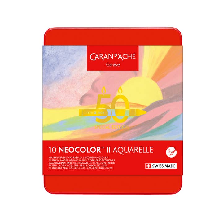 Caran d'Ache - Wholesale Retailer Display - Paper & Novelty - Set of 10 NEOCOLOR™ II 50th Anniversary Product + Display5