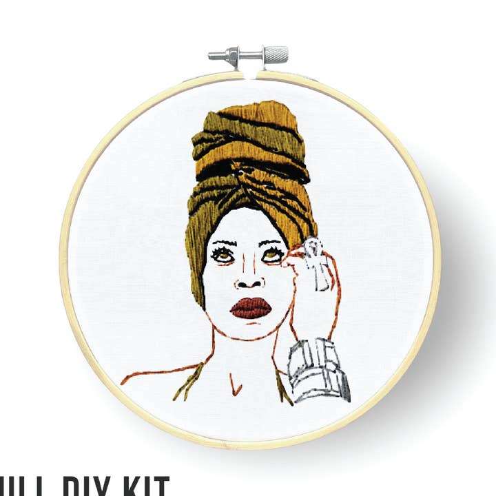 Badu DIY Embroidery Kit for wholesale by Create The Culture