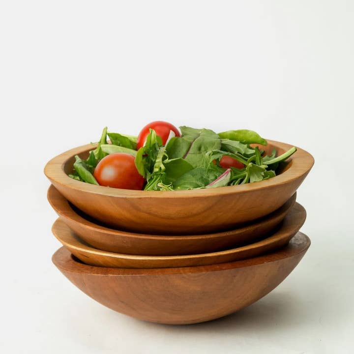 Petermans Boards and Bowls Inc. - Wholesale Serve Bowl - 10" CHERRY ROUND BOWL