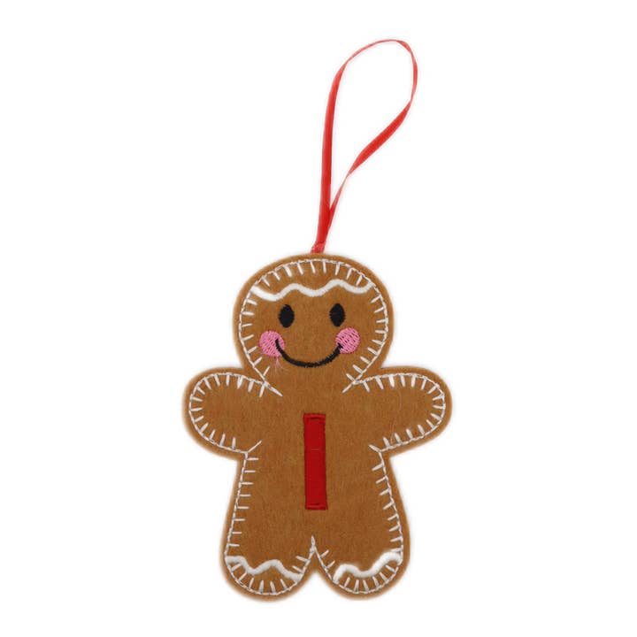 Gingerbread Letter I for wholesale by SWR trading LTD
