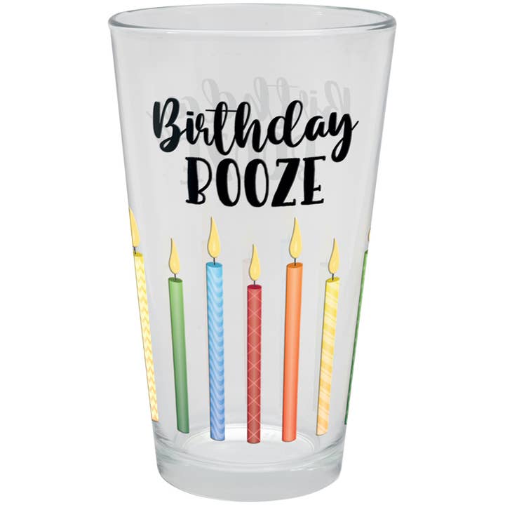 "Birthday" Pint Glass for wholesale by Gift & Garden by Carson