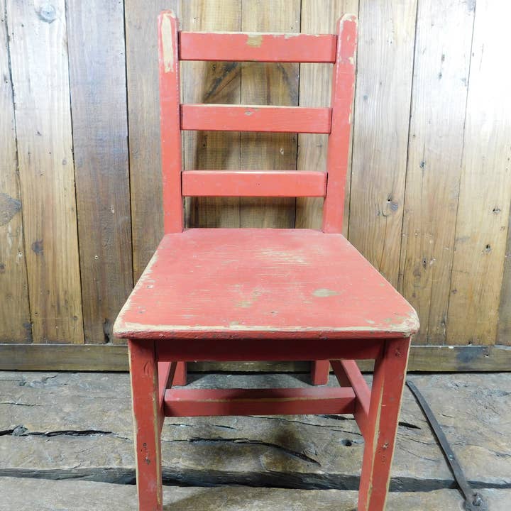 Farmhouse Vintage Chair-#1-Home Decor-ER-12x13x23in-Rustic for wholesale by My Amigos Imports