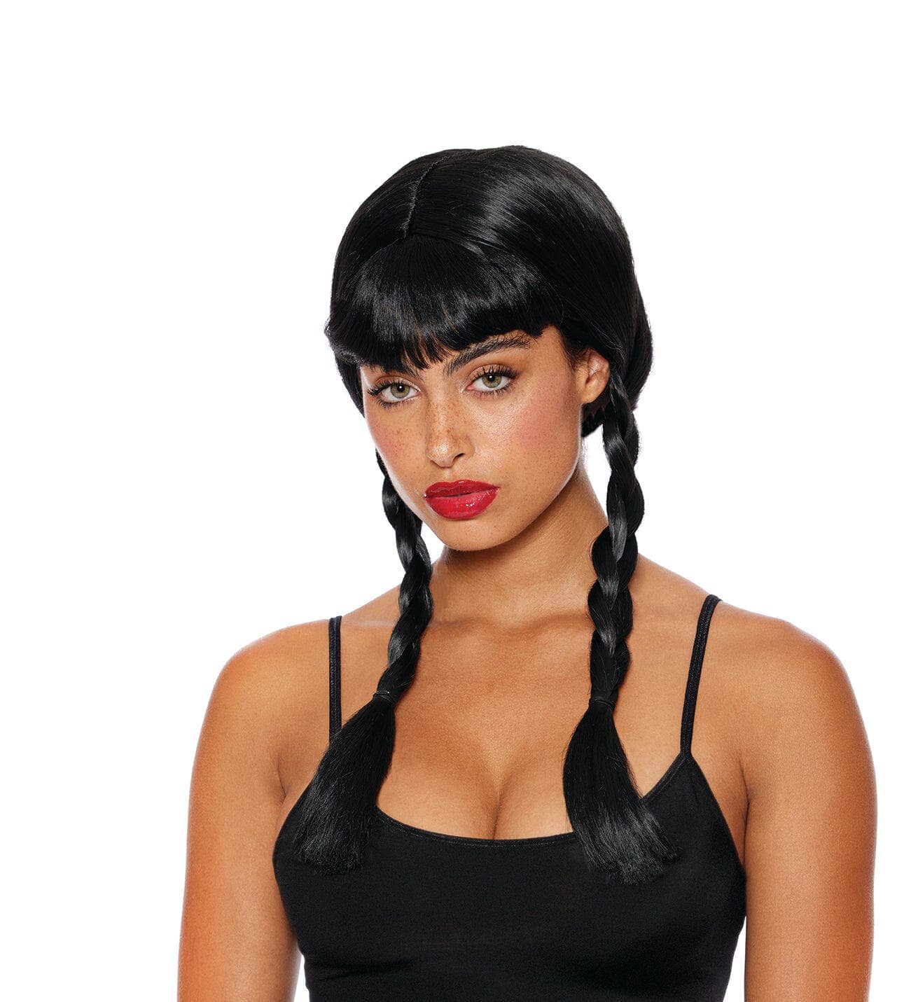 Dreamgirl International - Wholesale Wig/Hair Piece - Dreamgirl Double Braid Wig With Bangs0