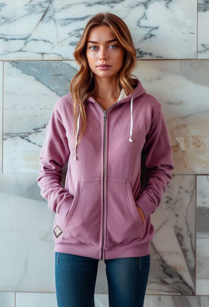 Proteck'd Emf Apparel - Wholesale Hoodie - Unisex - Proteck'd Faraday Silver Lined Zip Up Emf Proof Hoodie7