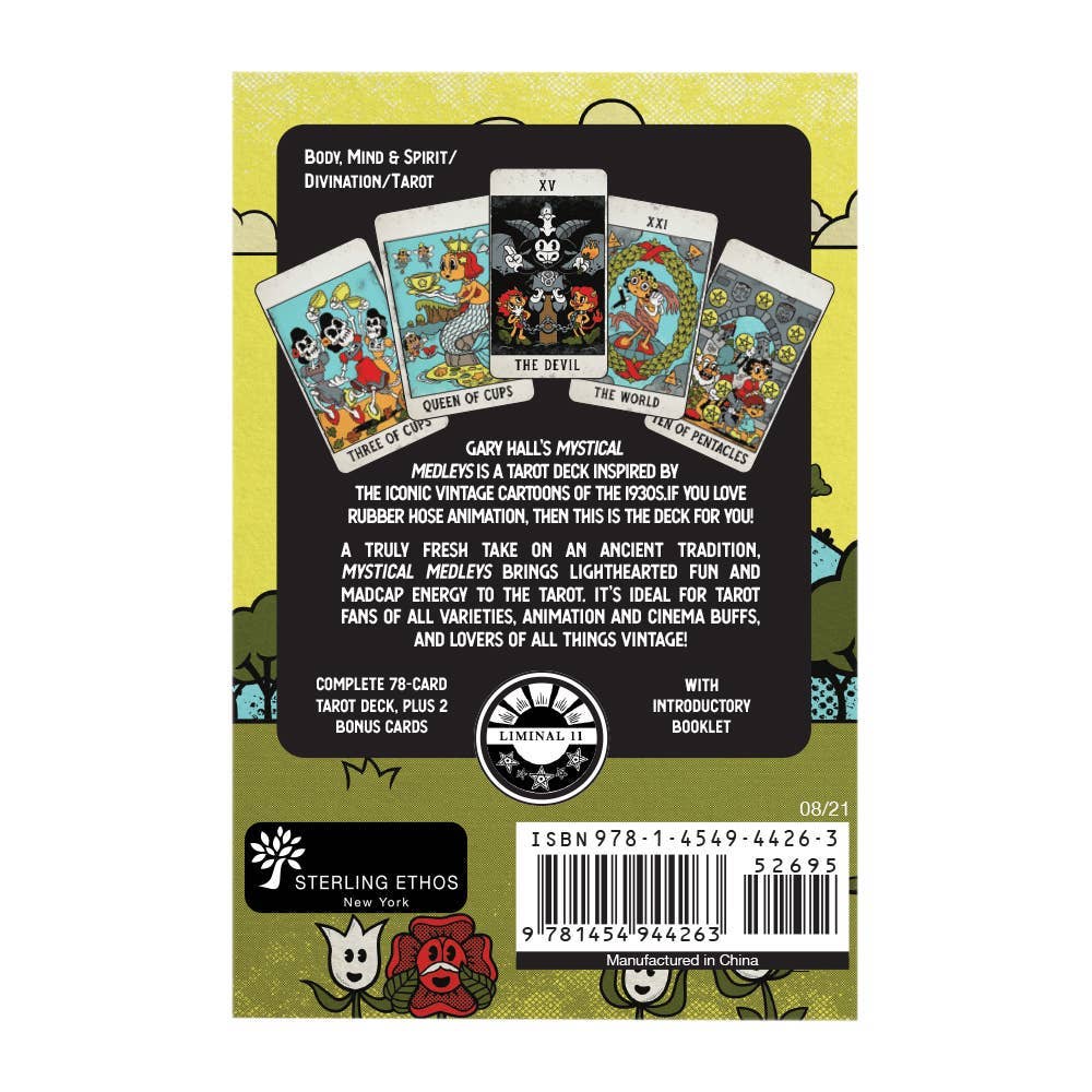 Hachette Book Group - Wholesale Tarot Cards - Mystical Medleys: A Vintage Cartoon Tarot Deck3