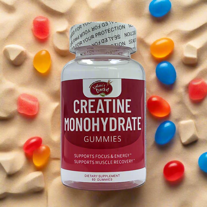 Natures Basket – wholesale Oral supplement/vitamin – Nature's Basket Creatine Monohydrate 60 Gummies