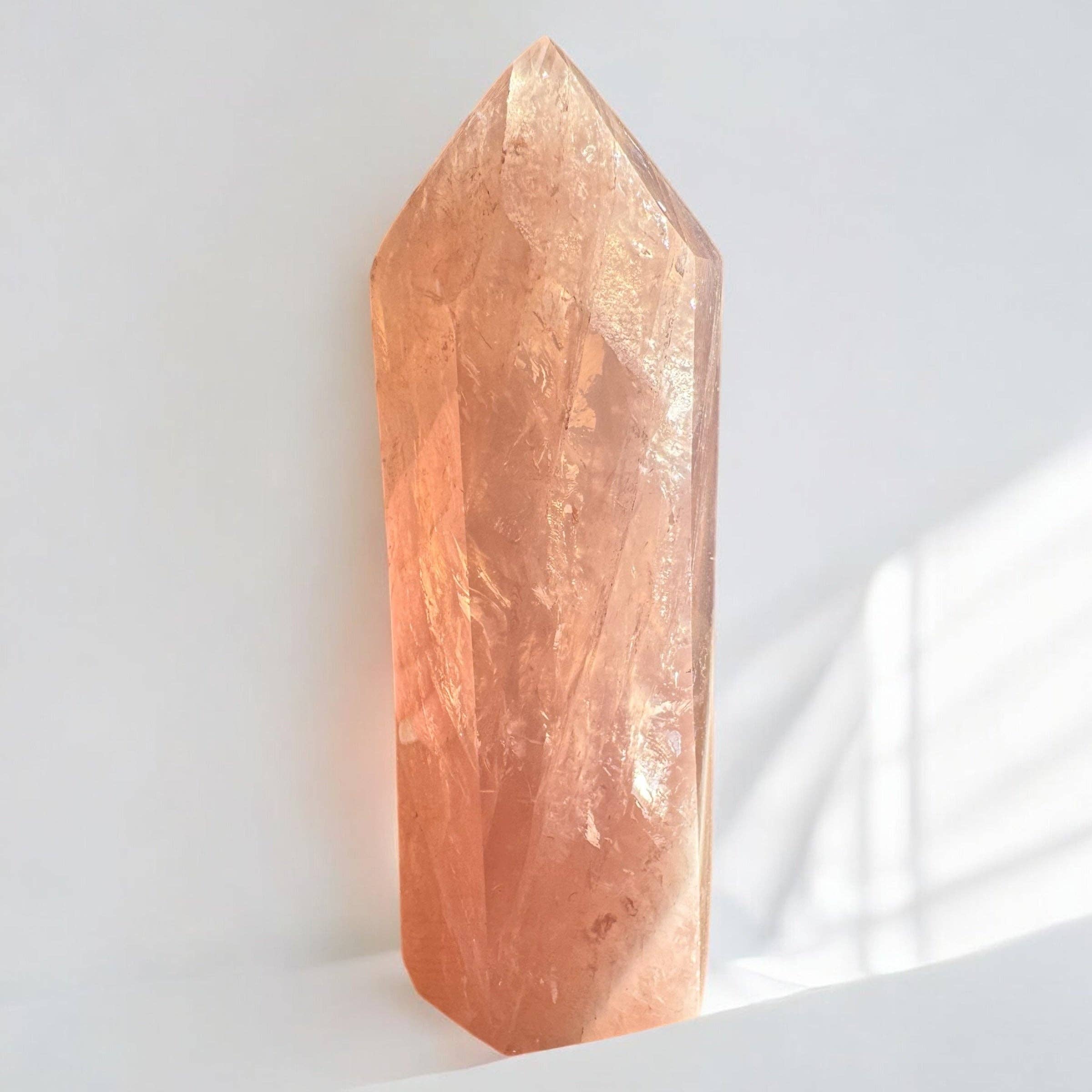 Spiritual and Aligned - Wholesale Spiritual Stone/Crystal - Rose Quartz Tower4