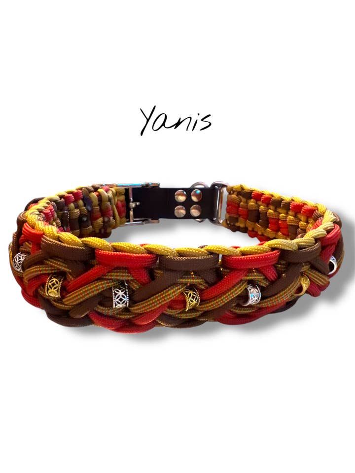 YANIS halskæde - Længde 48 cm til 52 cm - Bredde 3,5 cm for engroshandel hos La boutique de M