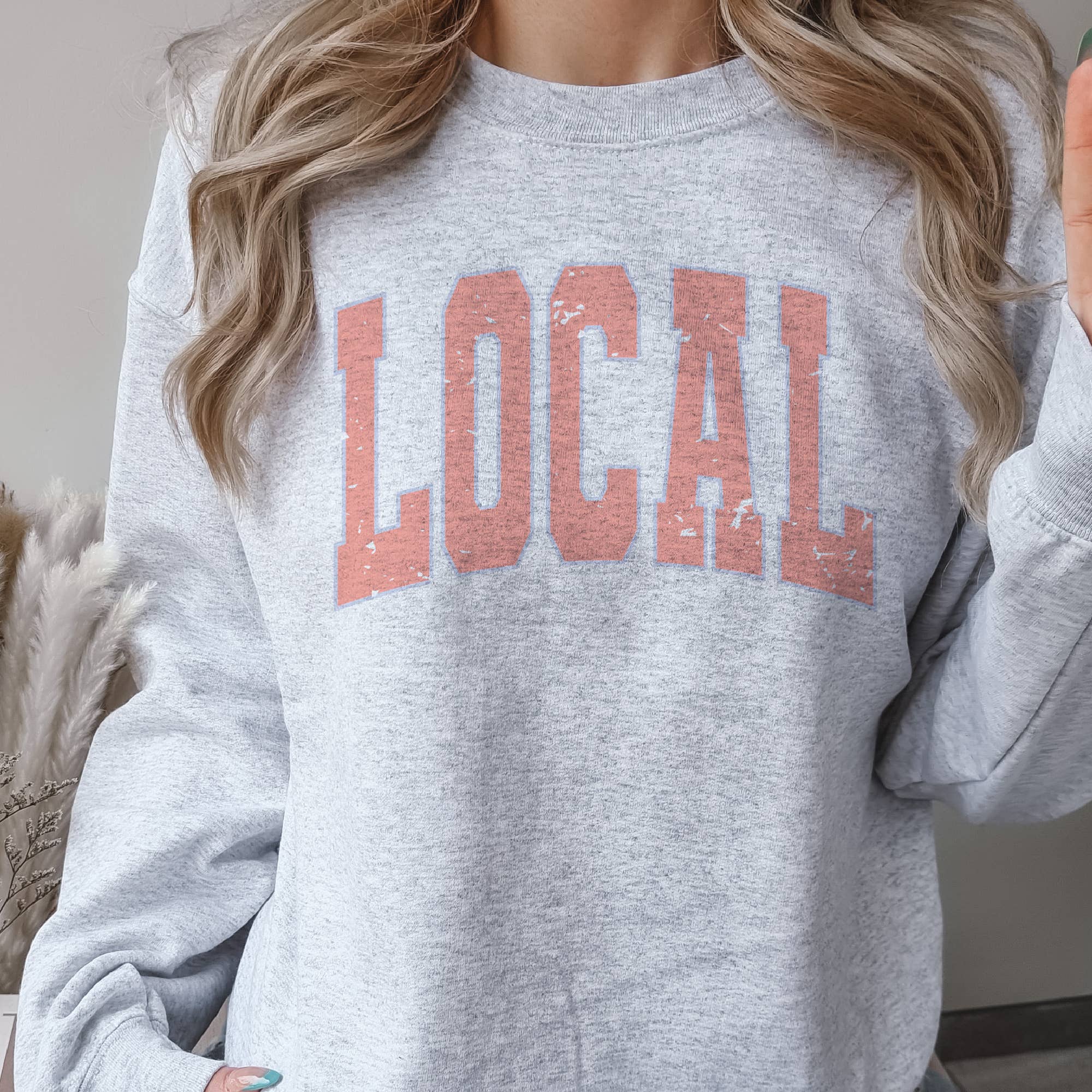 Par.tees by Party On! - Wholesale Graphic Sweatshirt - Women's - Summer Local Beach Vacay Coastal Lake Graphic Sweatshirt1