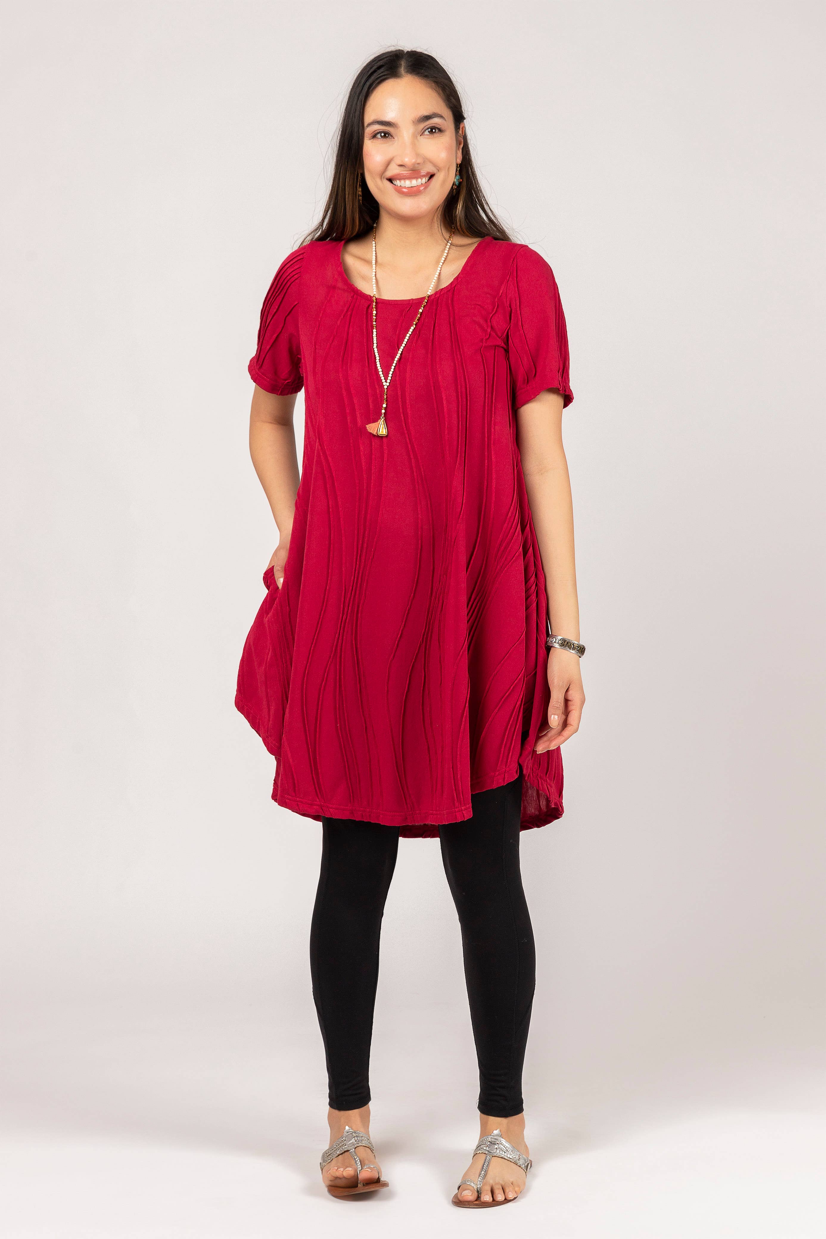 Windhorse Trading Inc - Wholesale Jurk - Dames - Stitch jurk WN19023