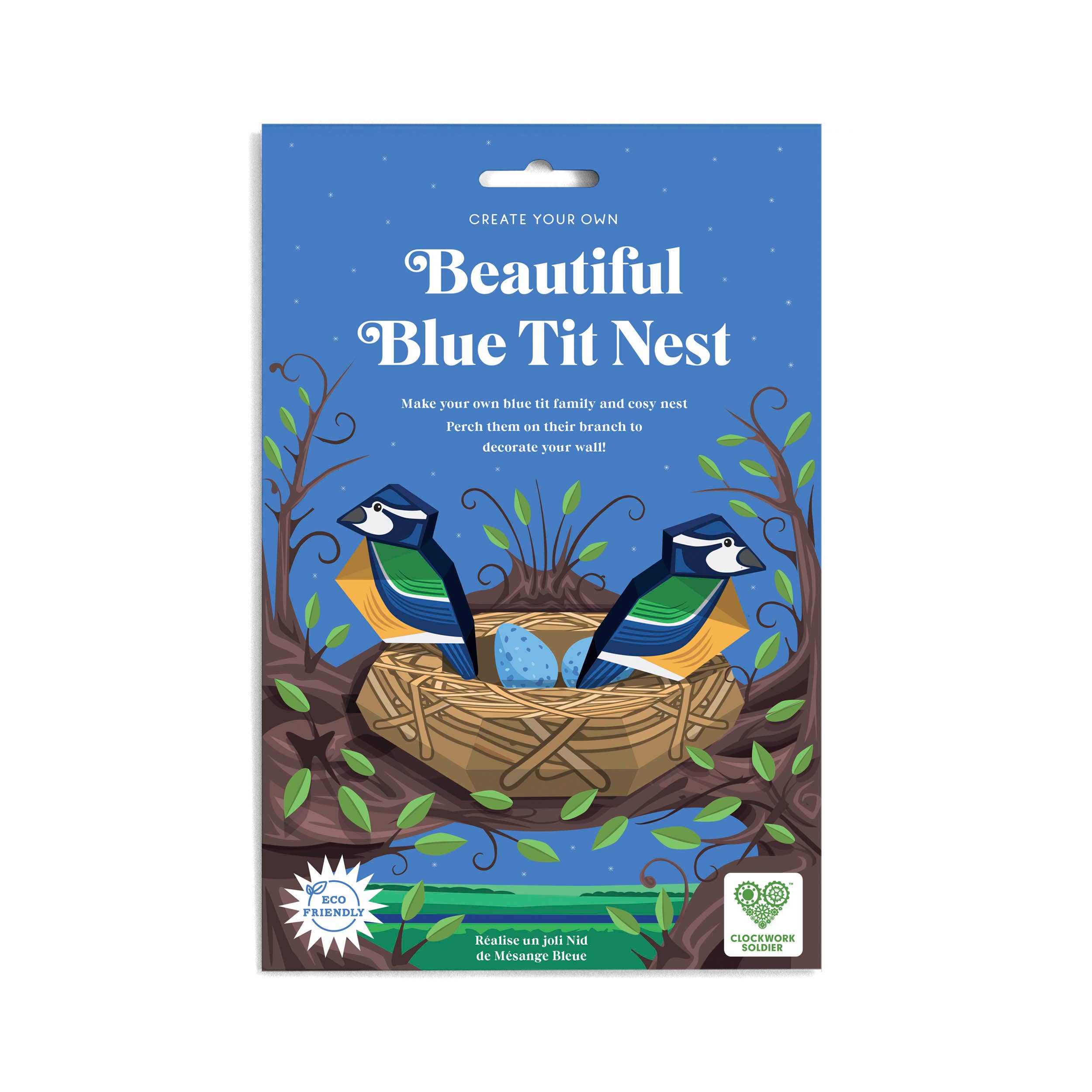 Clockwork Soldier - UK - Wholesale DIY Craft Kit - Kids - Create Your Own Beautiful Blue Tit Nest1