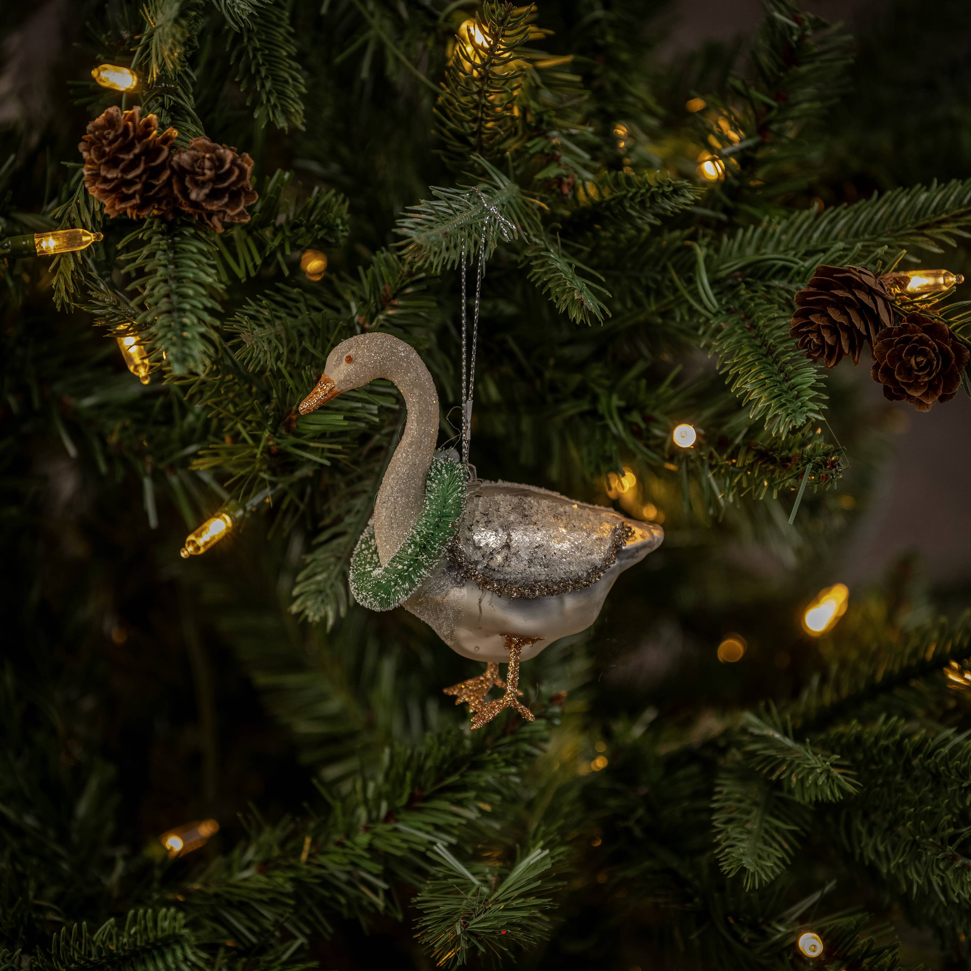 Ragon House - Wholesale Ornament - WHITE GOOSE ORNAMENT1