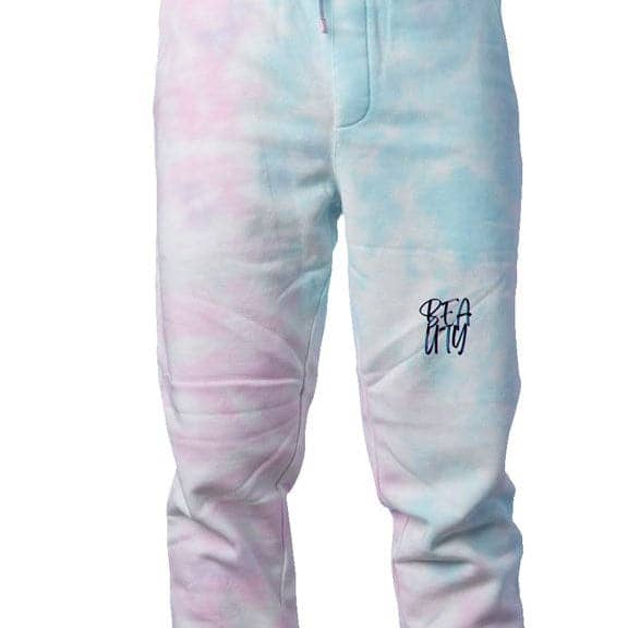 Beauty Cotton Candy Tie Dye Pants for wholesale by TFC&H Co.