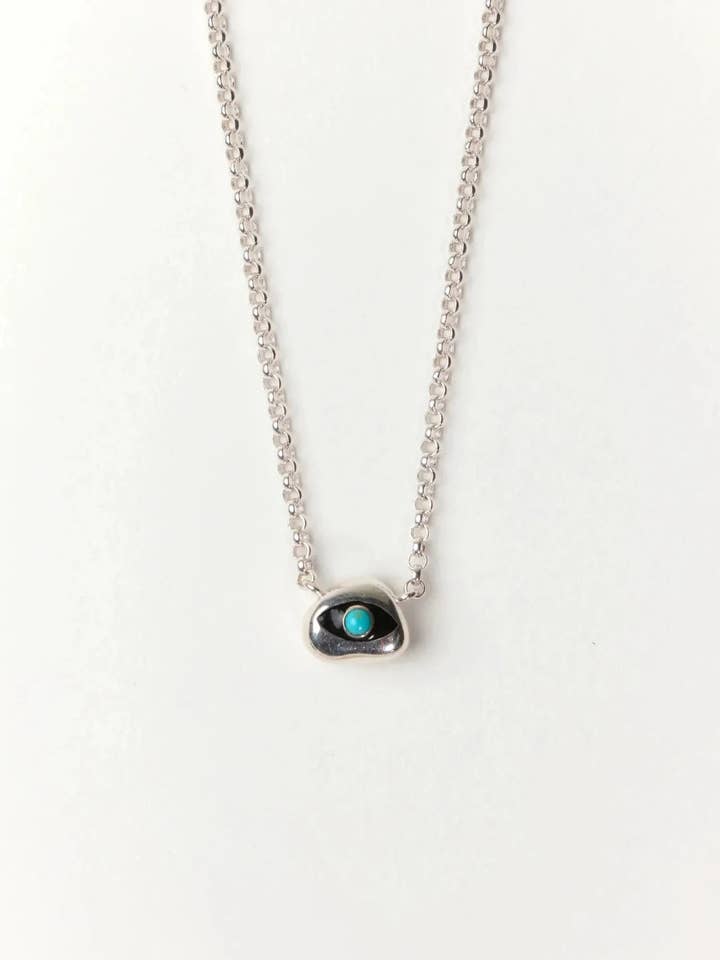 Aura Evil Eye Necklace for wholesale by MyAleph