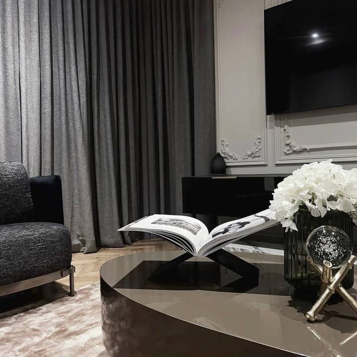 The African Home Goods - Vente Porte-livres - Support en métal pour exposer des livres, porte-documents portable de bureau, livre de cuisine, livre de musique, support de lecture10