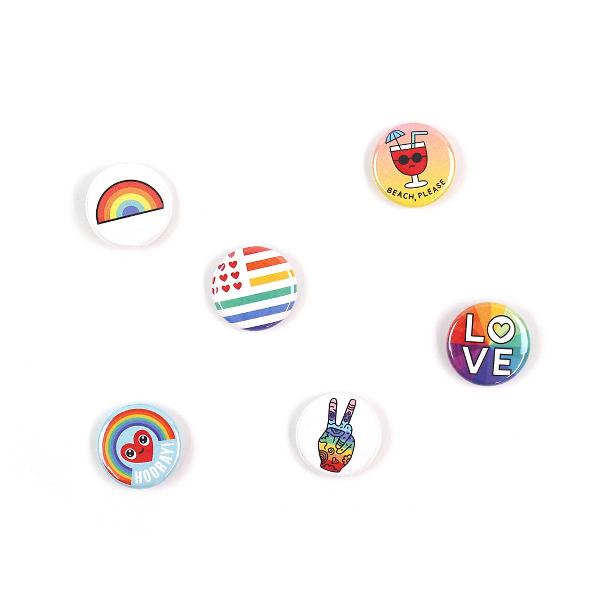 Seltzer Goods - Wholesale Lapel Pin/Button - Everyday Buttons Assortment (200 Buttons)1