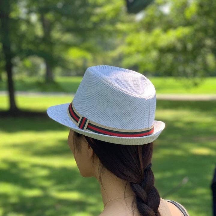 Vintage Straw Hat, Straw Hat, Summer Hat, Sun Hat, Panama Ha for wholesale by FanakoStudioNYC