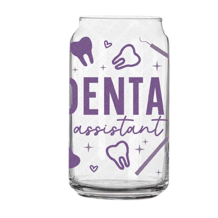 Tandplejer Glass Cup med klart halm og bambus låg for engroshandel hos Smile Graphics and Design