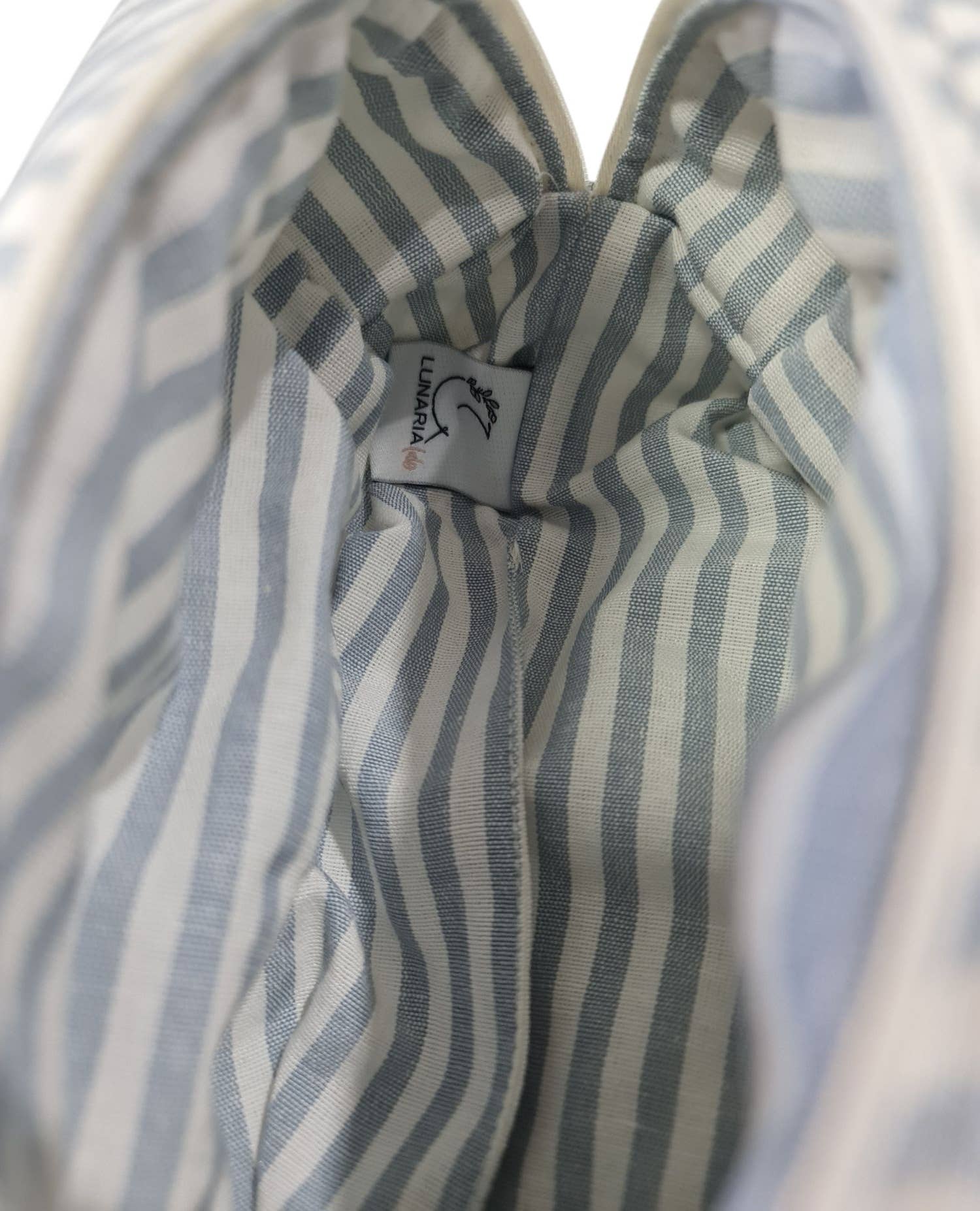 Lunaria Lab - Wholesale Makeup/Cosmetic Bag - Make up bag in Blue denim Cotton6