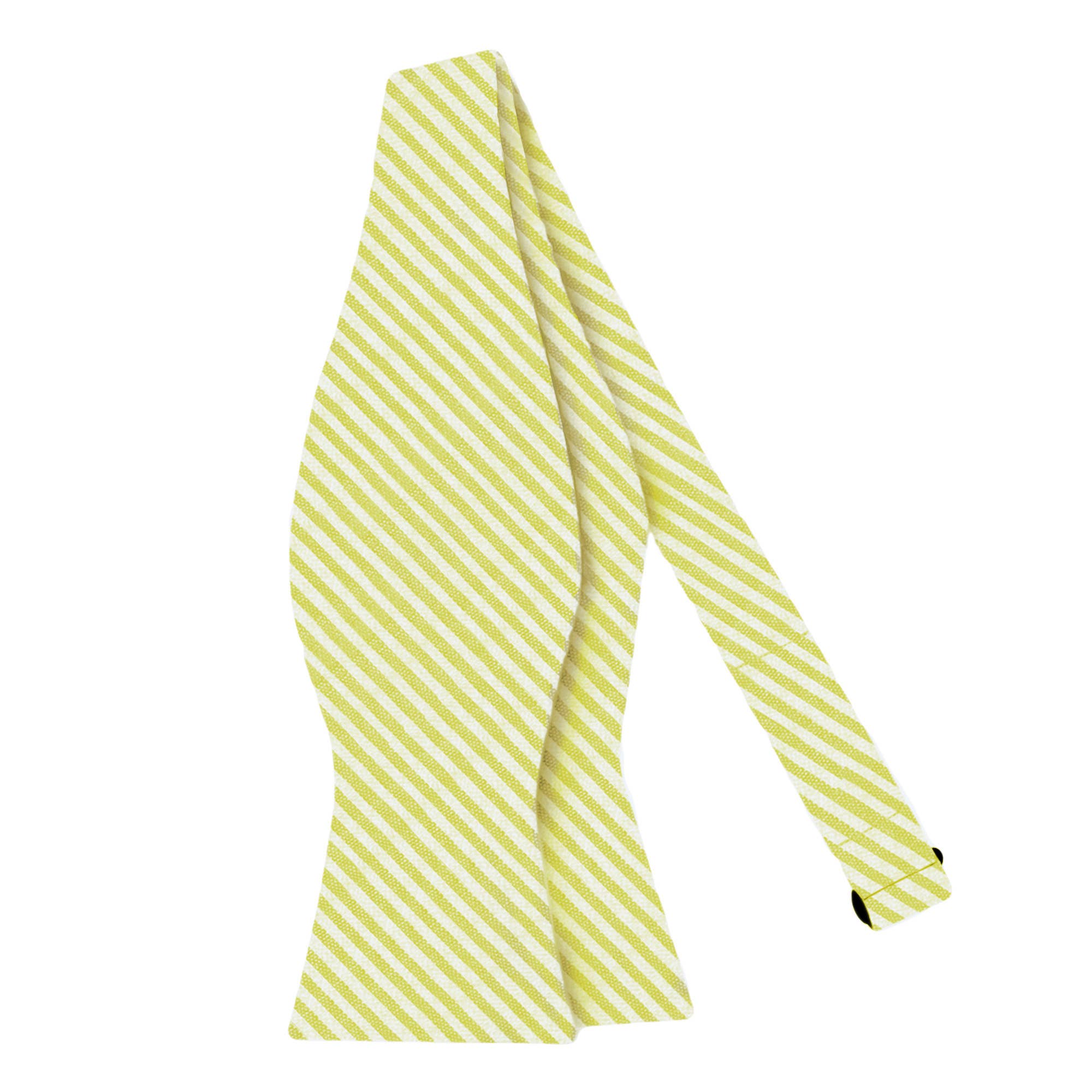 Jacob Alexander - Wholesale Bow Tie - Men's - Men's Seersucker Striped Bow Tie19