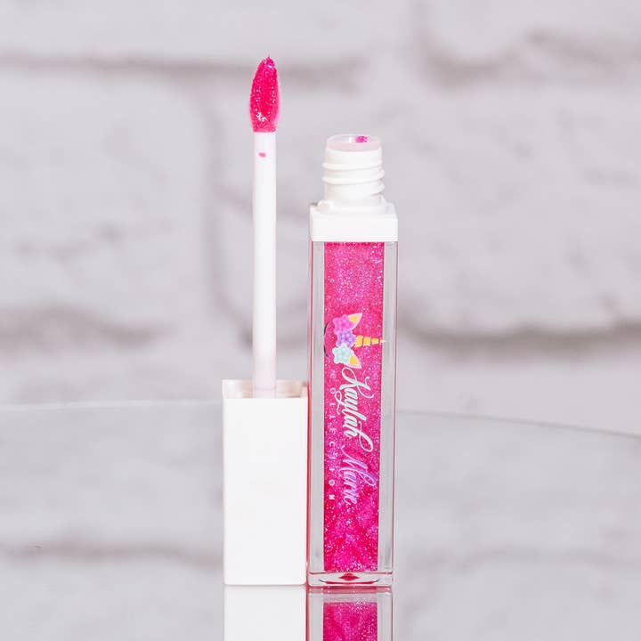 Girls Glitter Lip Gloss (KM Collection) for wholesale by Keisha Elise Cosmetics