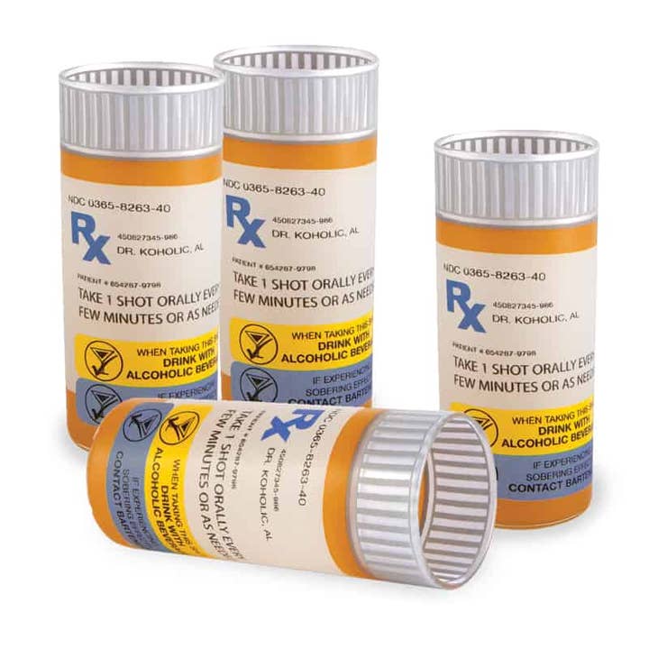 Shot Glasses S/4, Rx for wholesale by Wild Eye Designs