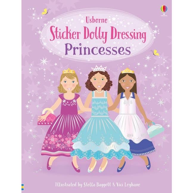 Sticker Dolly Dressing Princesses : Usborne for wholesale by HarperCollins