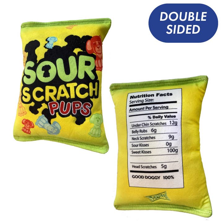 Huxley & Kent - Wholesale Pet Plush Toy - Dog - Sour Scratch Dog Toy