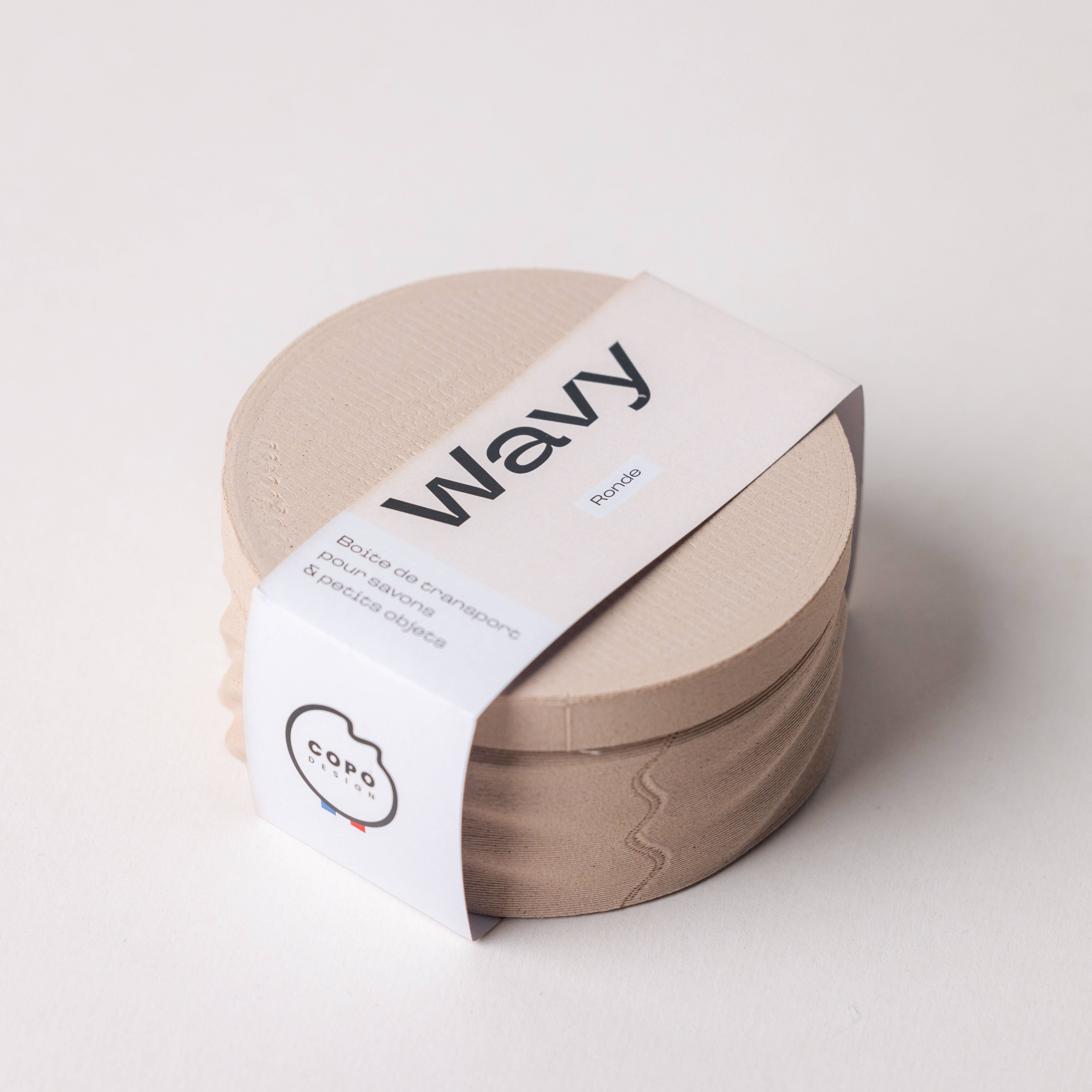 Copo Design – wholesale Soap pouch/sack/bag – Wooden Soap Case - Round9