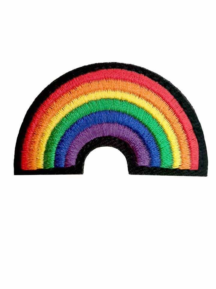 Bestickter Regenbogen-Patch für den Großhandel von Missive Paris