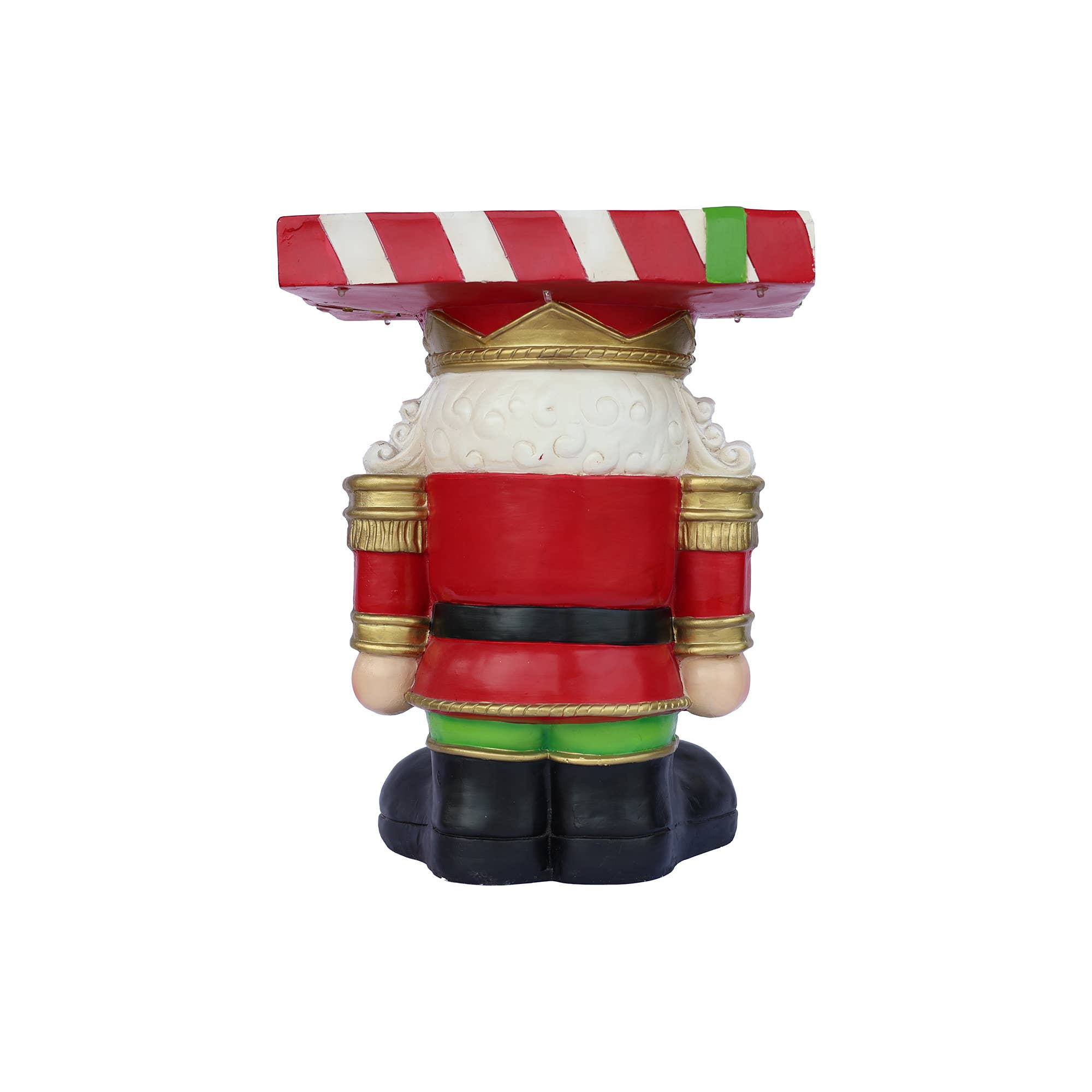 Hi-Line Gift Ltd. - Vente Décoration de Noël - Table d'appoint lumineuse en forme de soldat casse-noisette pour Noël9