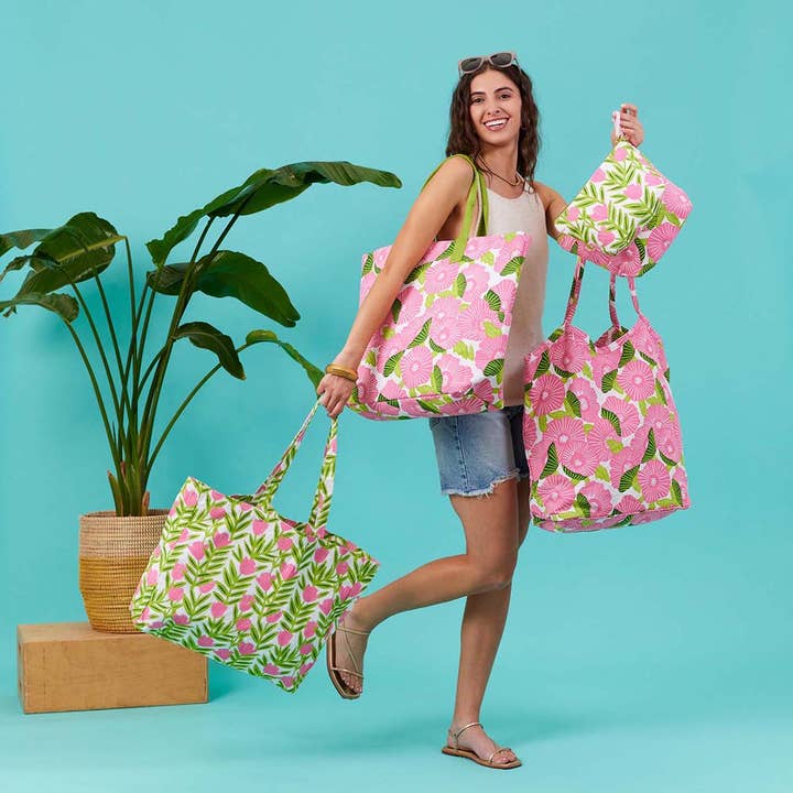 rockflowerpaper – wholesale Pouch – Women’s – Poppy Papaver Large Canvas Pouch3