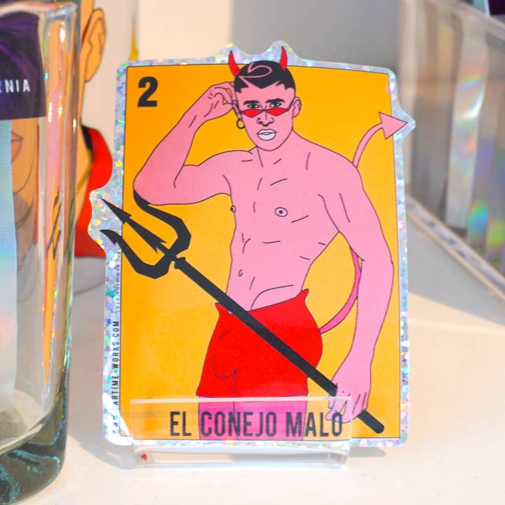 Adesivo Conejo Malo 3" per la vendita all'ingrosso da parte di PARTIMEWORKS