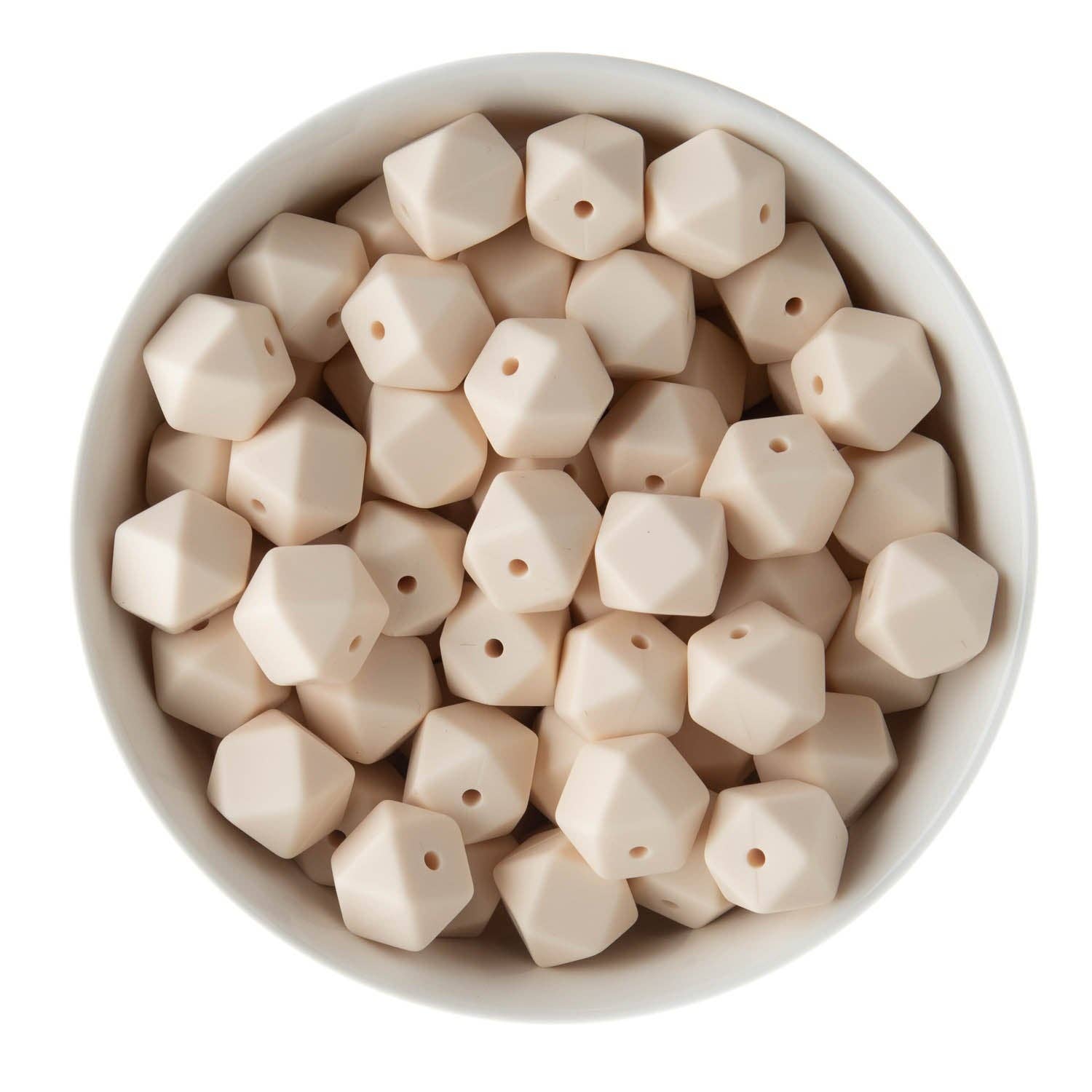 Cara & Co Silicone Craft Supply – wholesale Beads – 14mm Hexagon Silicone Beads21