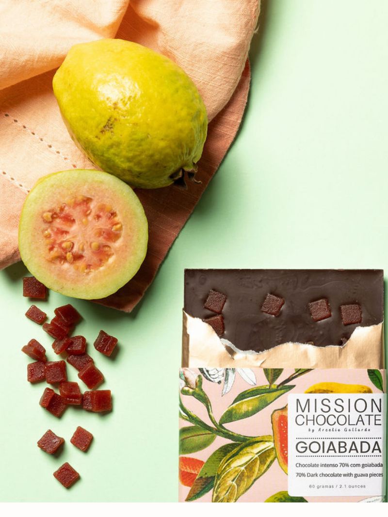 Mission Chocolate - Venta al por mayor Chocolate - Chocolate negro 70 % con guayaba cristalizada3