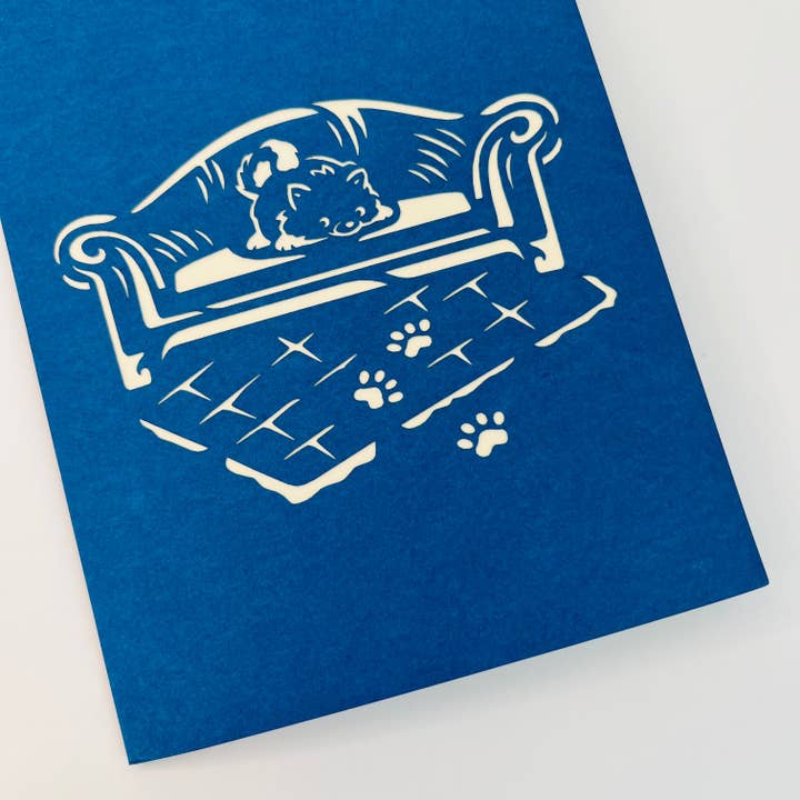 The Paper Mix - Wholesale Birthday Card - Party On Blue Coach POP UP GREETING CARD, 3D Pop Up Card10