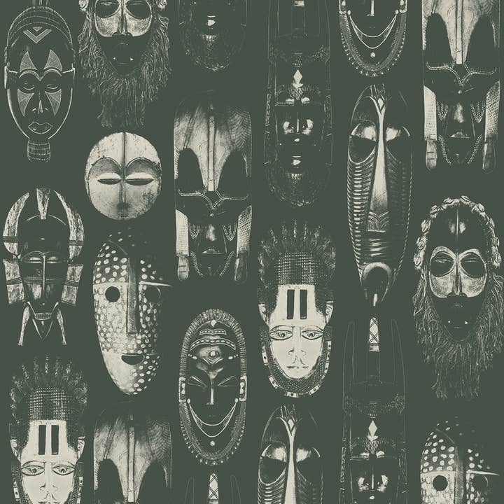 Masked - Heritage Wallpaper for wholesale by Detroit Wallpaper Co.