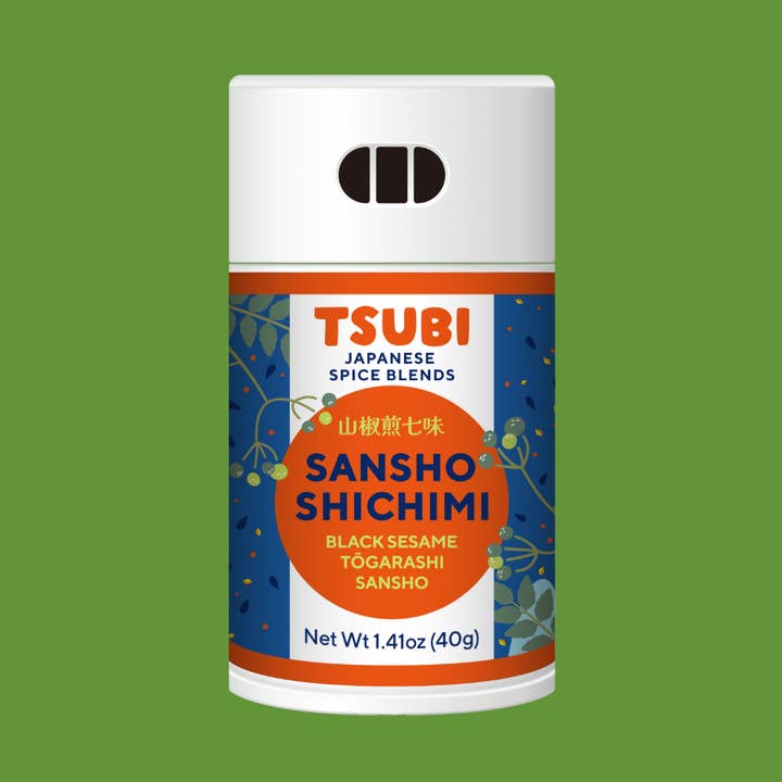 Sansho Shichimi Spice Powder with Black Sesame (Case of 6) for wholesale by TSUBI Soup