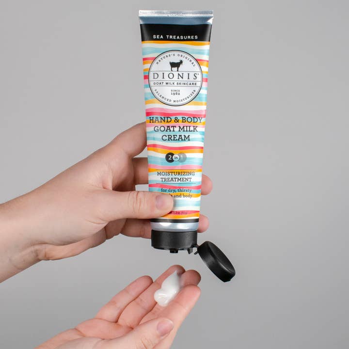 Dionis Goat Milk Skincare - Wholesale Hand & Body Lotion - Sea Treasures Hand & Body Goat Milk Cream