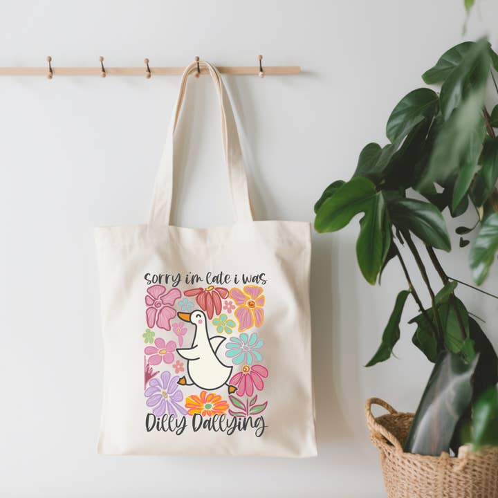 EnchantingSunshine - Wholesale Tote Bag - Unisex - Dilly Dallying Canvas Tote Bag0
