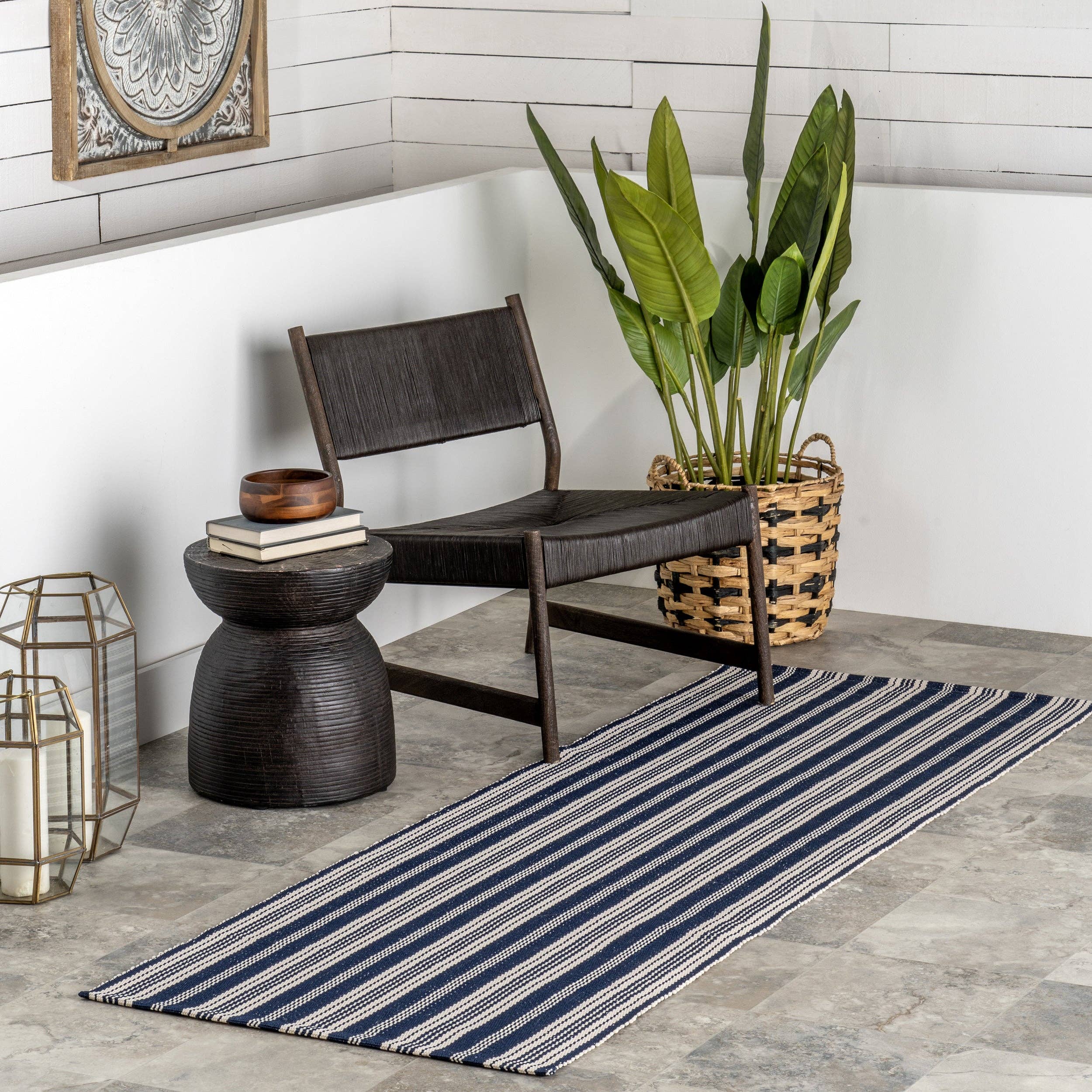 nuLOOM - Wholesale Area Rug - Home Conservatory Ticking Stripe Handwoven Indoor/Outdoor Area Rug30