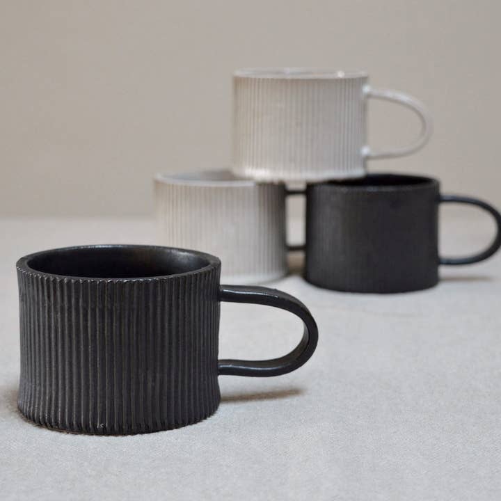 Karolina Bednorz Ceramics - Wholesale Coffee Mug - MILLERIGHE Ceramic Cappuccino Cup Handmade in Italy