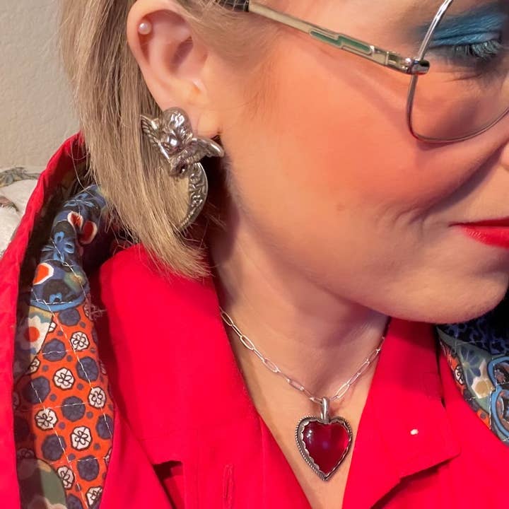 Bohemian Heart Necklace for wholesale by Pack for Paris